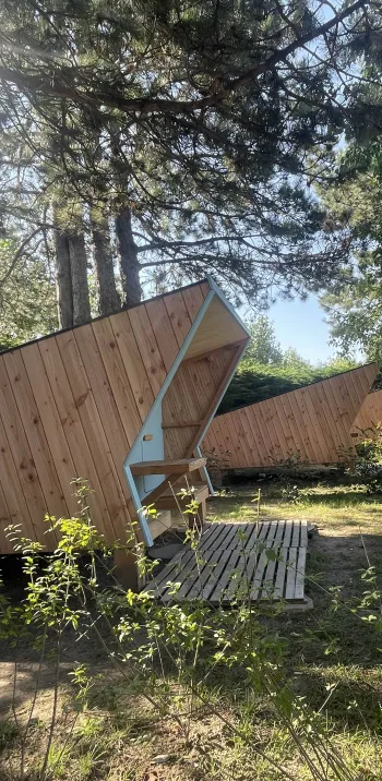 Cabanétapes au Camping La Forêt Stella-Plage
