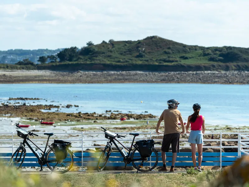 Trébeurden face à l'île Milliau