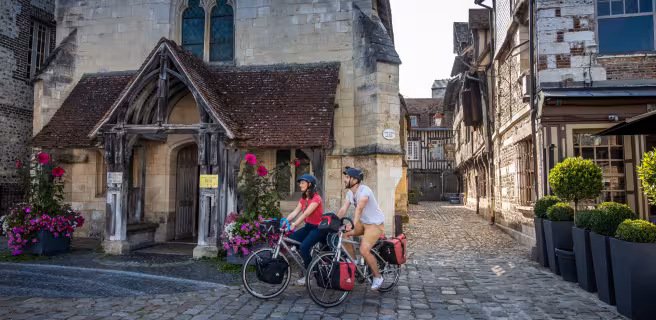De Deauville à Honfleur à vélo