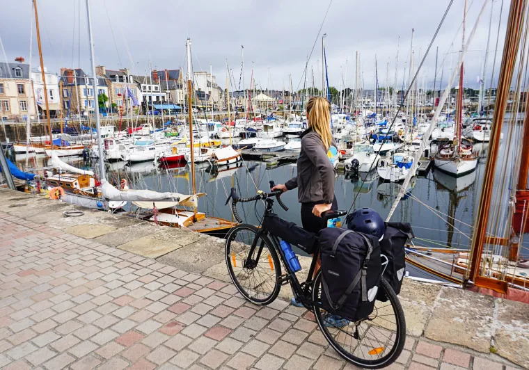 Port de Paimpol à vélo