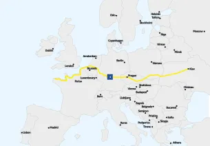 carte eurovelo 4