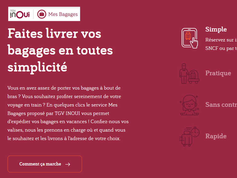 services bagages accompagnes